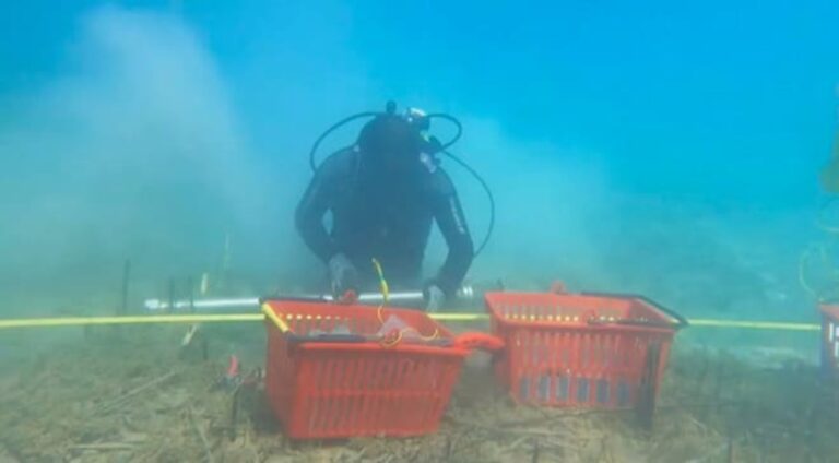 An Year Old Sunken City Discovered In A Lake In Albania