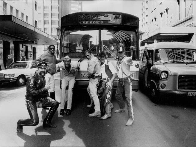 Village People, during their 1983 tour, in Sydney.