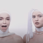 Screenshot of the clip "Oral" by Björk and Rosalía