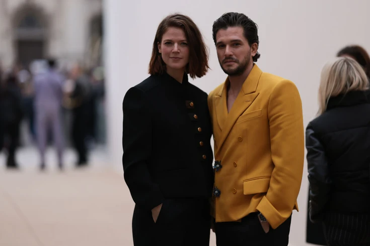 Rose Leslie and Kit Harington