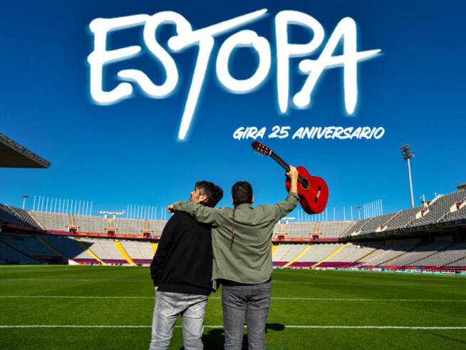 Estopa, poster for their 25th Anniversary Tour