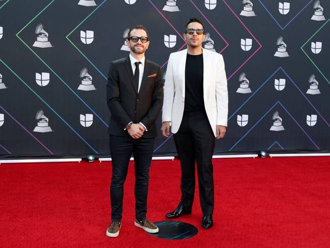 Andres Torres and Mauricio Rengifo at the Latin Grammys in 2021. Arturo Holmes/Getty Images