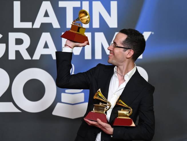 Edgar Barrera at the Latin Grammys in Seville.  Borja B. Hojas / Getty Images for Latin Recording Academy