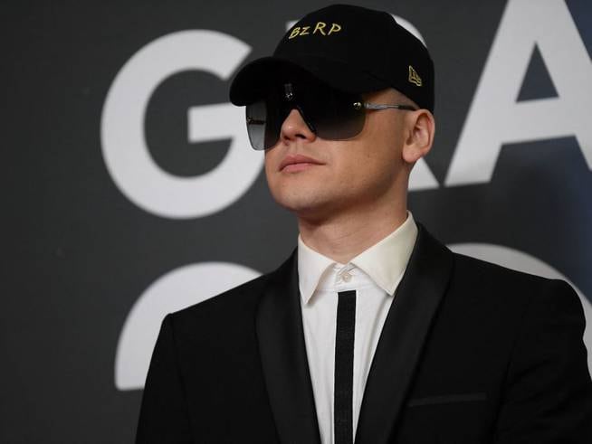 Bizarrap at the Latin Grammys 2023 in Seville / Jorge Guerrero / AFP via Getty Images