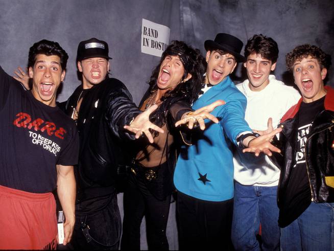 Steven Tyler and New Kids on The Block