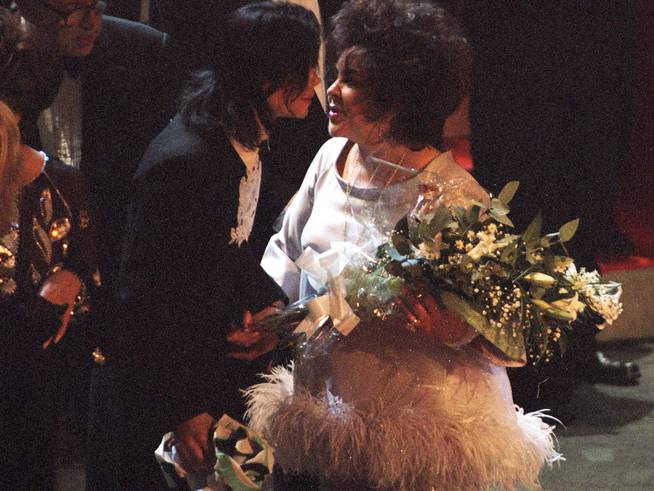 Michael Jackson and Elizabeth Taylor