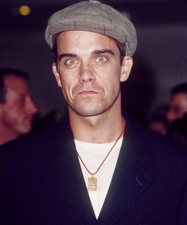 Robbie Williams at the premiere of 'Nobody Someday'