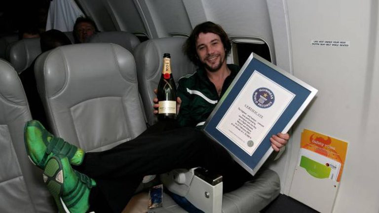 The day Jamiroquai gave a concert on a plane at 30,000 feet