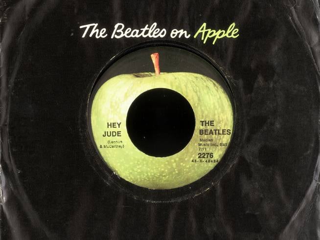 The Beatles vinyl of 'Hey Jude'