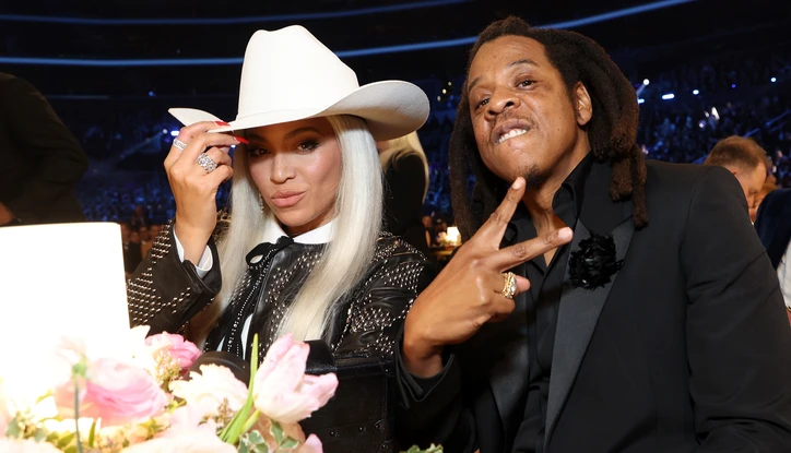 Beyoncé and Jay-Z, 66th Grammy Awards, Los Angeles, February 2024