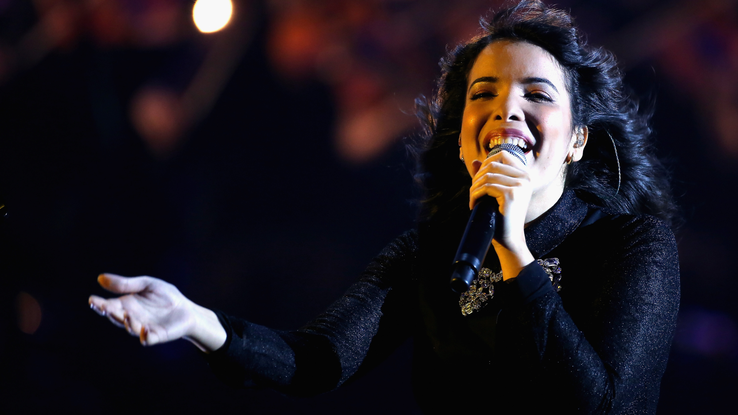 Indila during the Victoires de la Musique in 2015