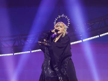 Madonna during one of her live shows (Photo via Getty Images)