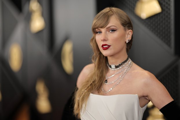 Taylor Swift attends the 66th GRAMMY Awards on February 5, 2024 in Los Angeles