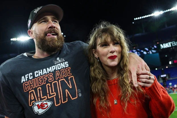 Taylor Swift and Travis Kelce