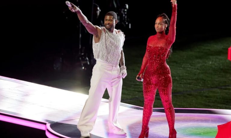 usher alicia keys halftime show main