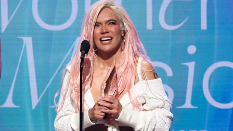 Karol G's most emotional and empowering speech upon receiving the Billboard Woman of the Year Award