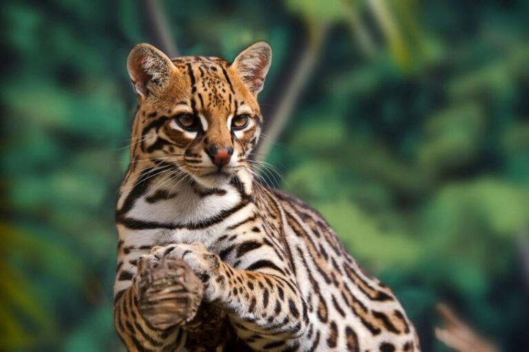 An Albino Ocelot Discovered In Colombia