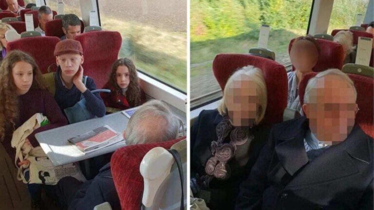 Elderly Couple Refuses To Leave The Seats