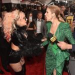 Lady Gaga and Celine Dion at the 59th Grammy Awards, February 2017