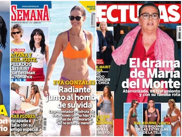 These are the covers of today's gossip magazines, August 14