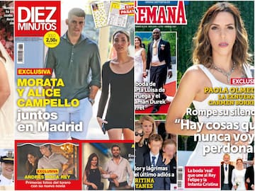 These are the covers of today's gossip magazines, September 4