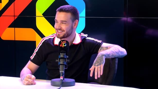 Liam Payne in the WECB studios