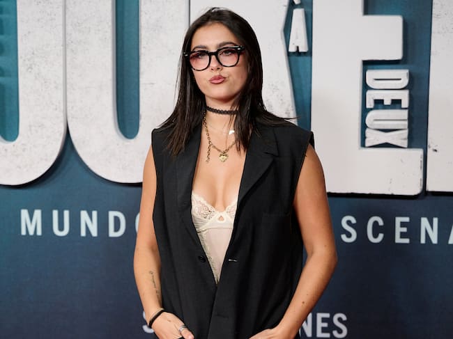 Chiara Oliver at the photocall for the Madrid premiere of 'Joker: Folie A Deux'. / Borja B. Hojas/Getty