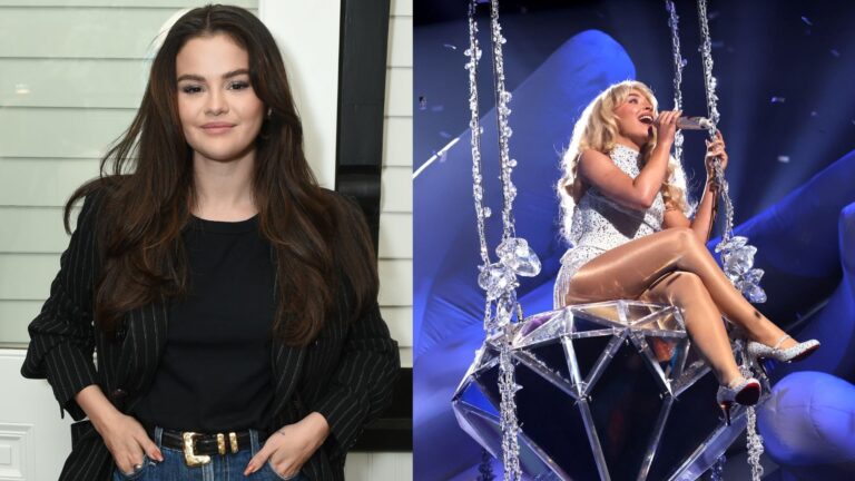 Selena Gomez has a blast at Sabrina Carpenter concert