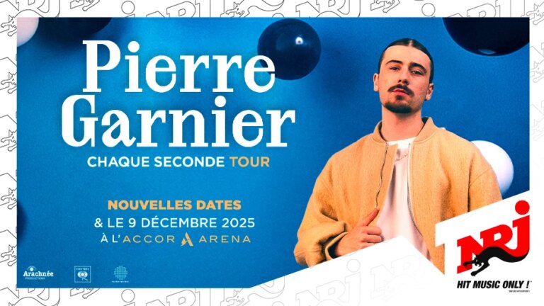 Pierre Garnier extends his tour and announces his first Accor Arena in Paris