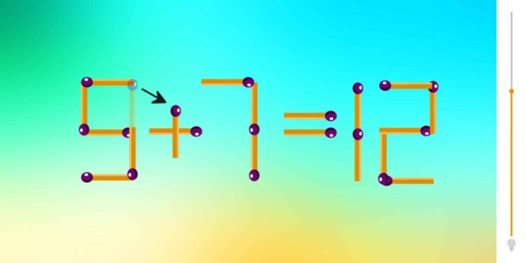 Solve this puzzle by moving just 1 matchstick solution