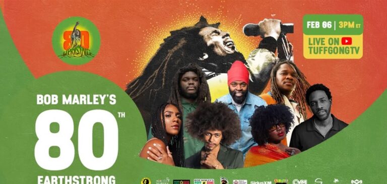 Join streaming in tribute to Bob Marley!