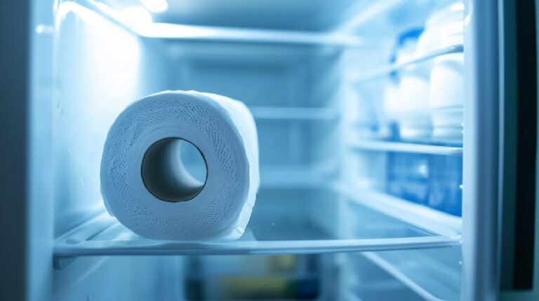 The Fridge Toilet Paper Roll Trick